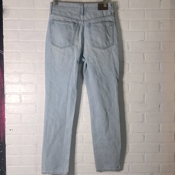 Madewell Classic Straight Full-Length Jeans Fitzgerald Wash Size 29 - Picture 7 of 17